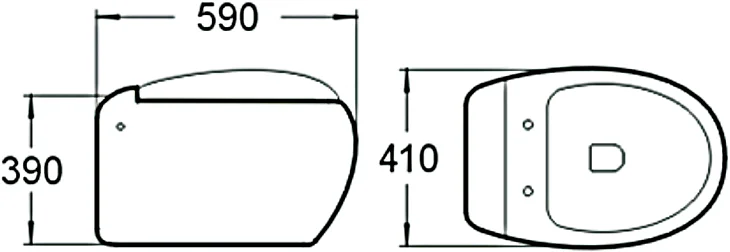 изображение Унитаз подвесной SantiLine SL-5001 с сиденьем микролифт от Магия Воды