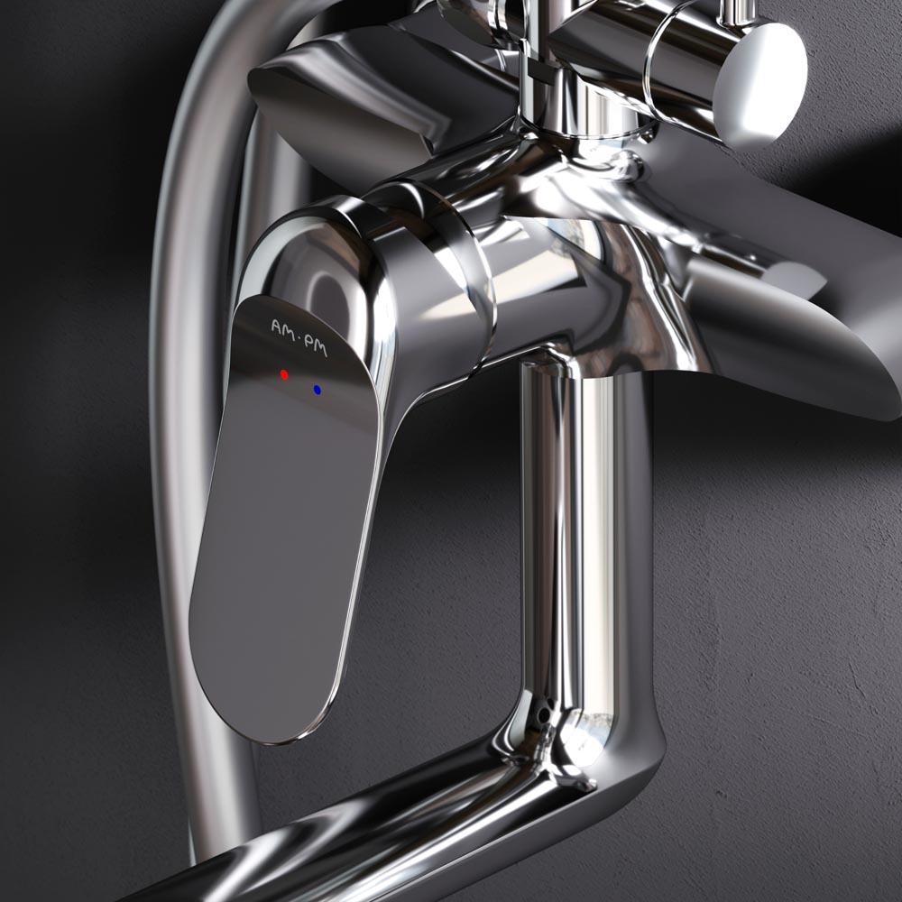 изображение Душевая система с ванно-душевым смесителем AM.PM Sunny F0785C900 от Магия Воды