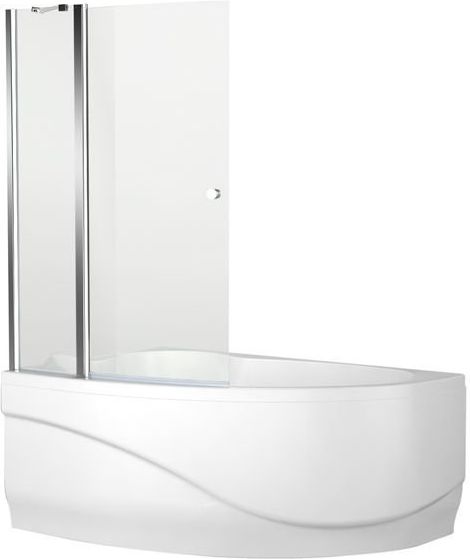 изображение Шторка для ванны Aquanet Alfa 3 NF7221-1pivot прозрачное стекло от Магия Воды