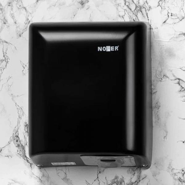 изображение Сушилка для рук NOFER FUGA автоматическая 800 W Черная 01851.N от Магия Воды