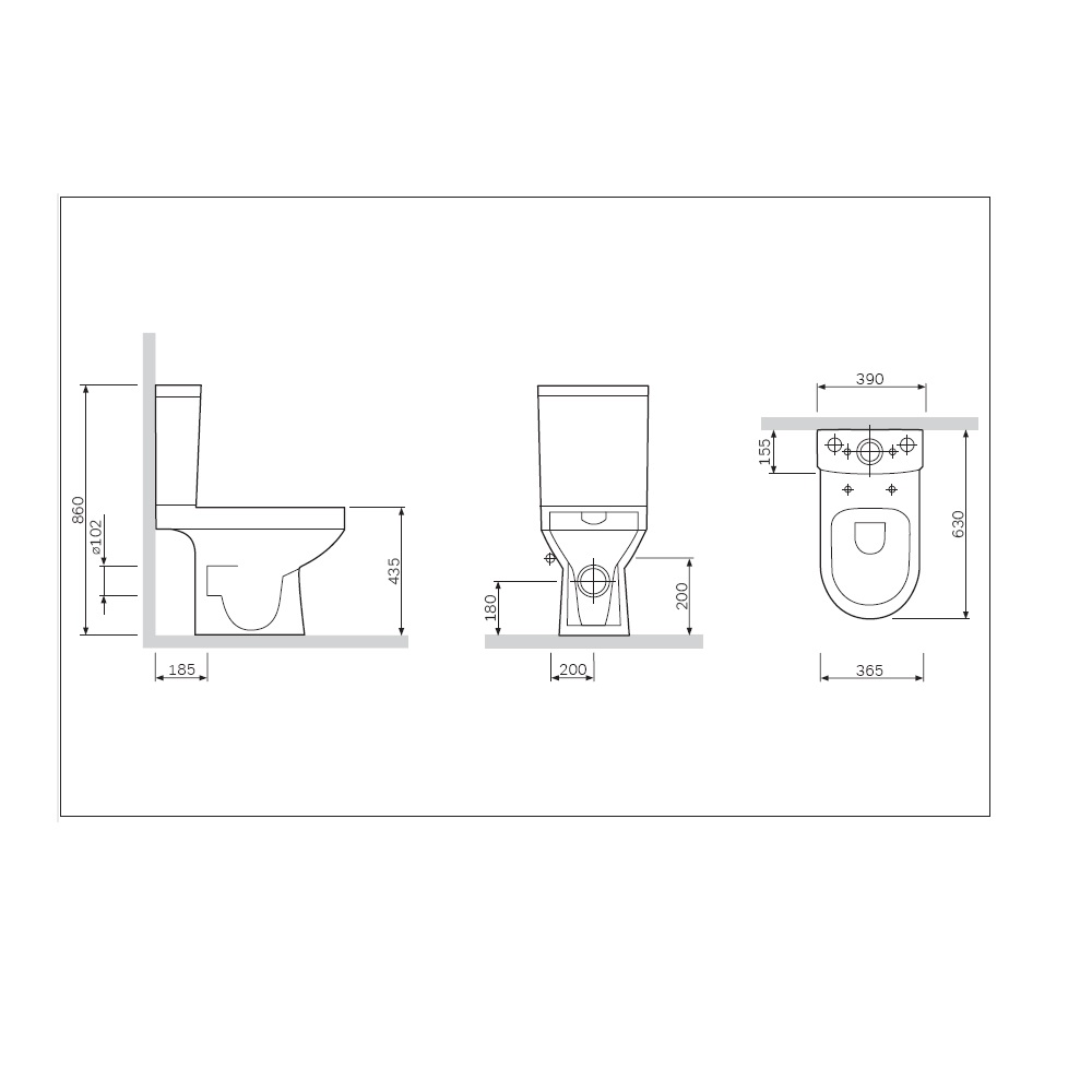 изображение Унитаз-компакт AM.PM C708600WH FlashClean от Магия Воды