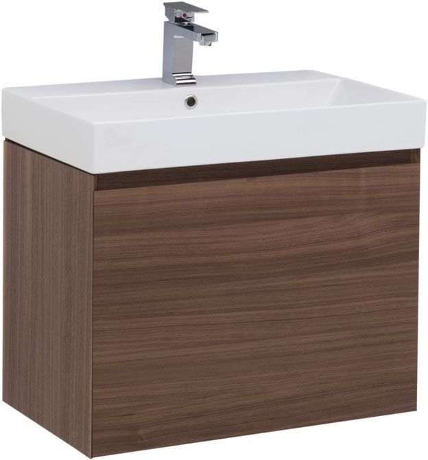изображение Тумба с раковиной Aquanet Нью-Йорк 00213935 темное дерево 70,5 см от Магия Воды