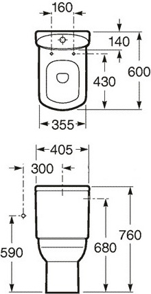 изображение Бачок Roca Dama Senso Compacto 34151B000 от Магия Воды