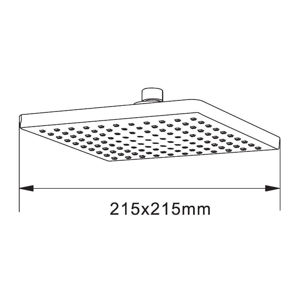 изображение Верхний душ Agger Fresh ATS04 215x215 мм хром от Магия Воды