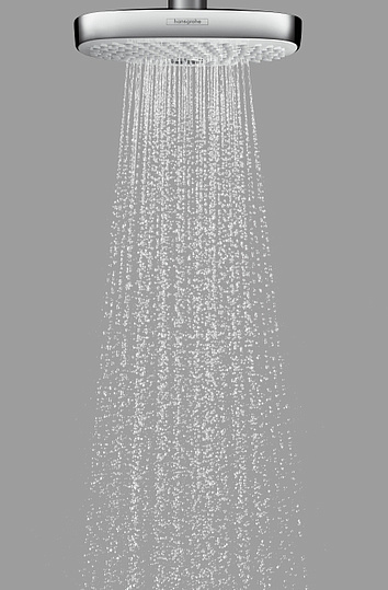 изображение Верхний душ Hansgrohe Croma Select E 180 2jet (белый/хром) 26524400 от Магия Воды