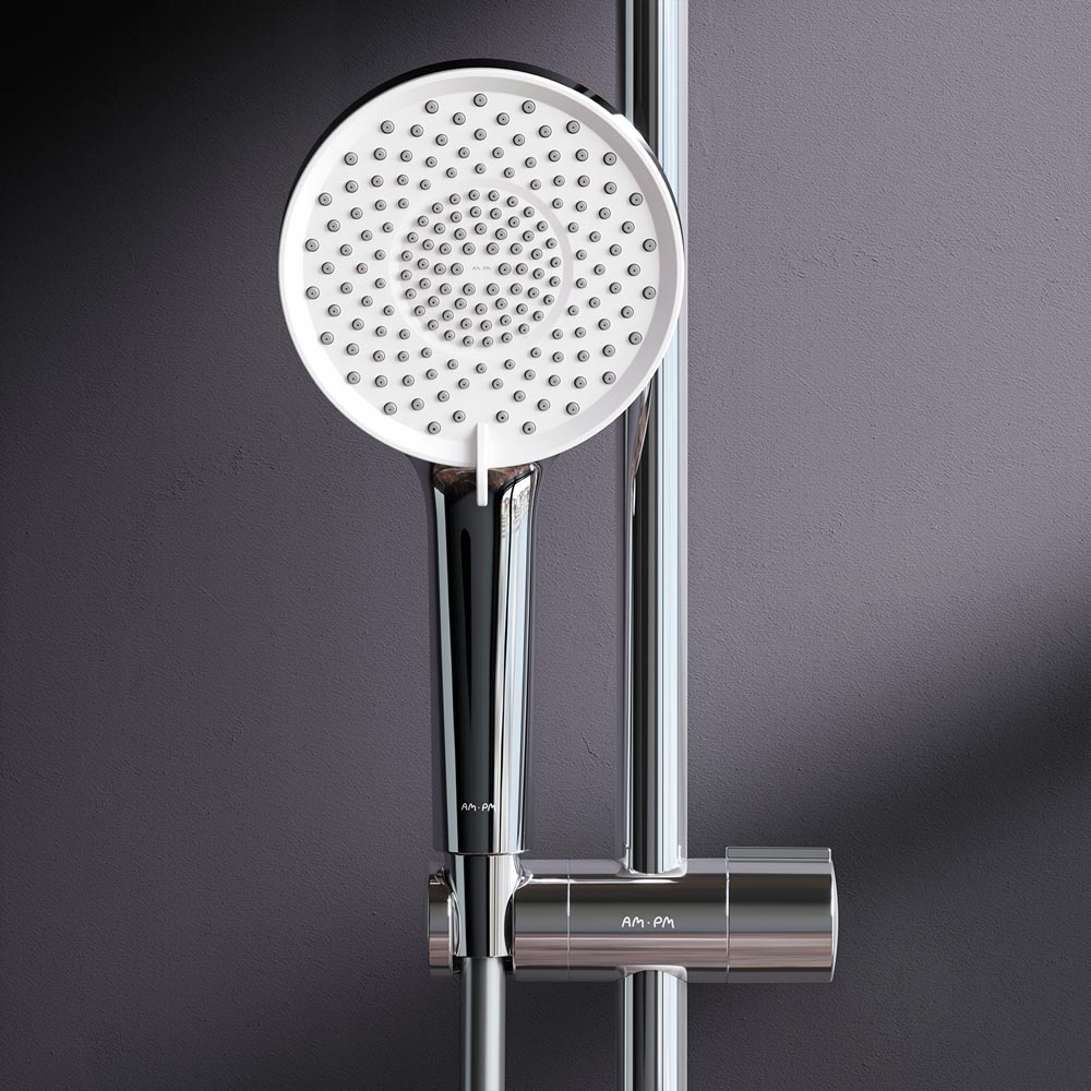 изображение Душевая система с ванно-душевым термостатическим смесителем AM.PM X-Joy F0785A500 хром от Магия Воды