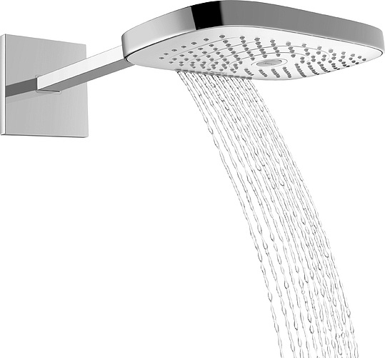 изображение Верхний душ Hansgrohe Raindance Select Е 300 3jet белый/хром 26468400 от Магия Воды
