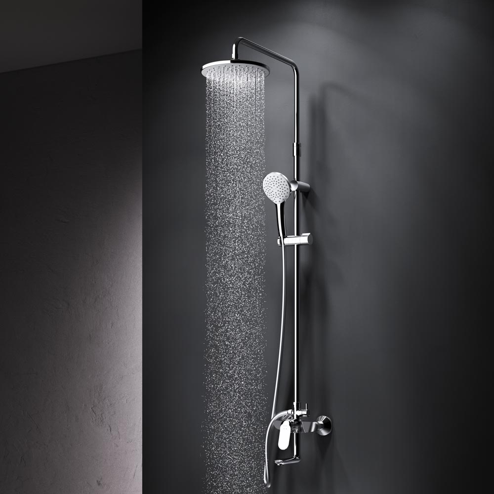 изображение Душевая система с ванно-душевым смесителем AM.PM Sunny F0785C900 от Магия Воды