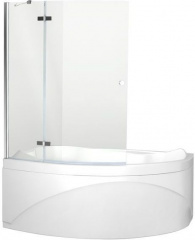 изображение Шторка для ванны Aquanet Beta 2 NF7221-2 hinge L прозрачное стекло от Магия Воды