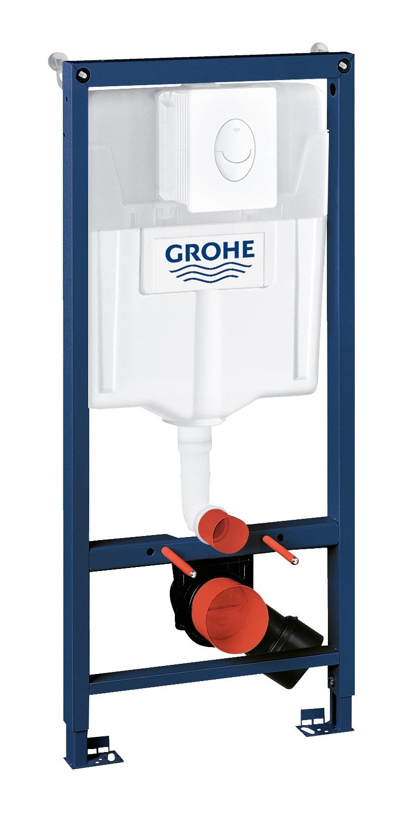 изображение Инсталляция Grohe Rapid SL 38722001 комплект 3 в 1 с белой кнопкой смыва от Магия Воды