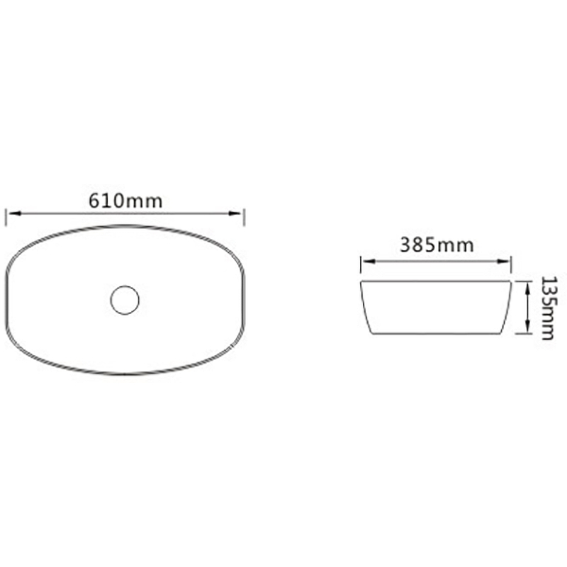 изображение Раковина накладная SantiLine SL-1096 61 см от Магия Воды