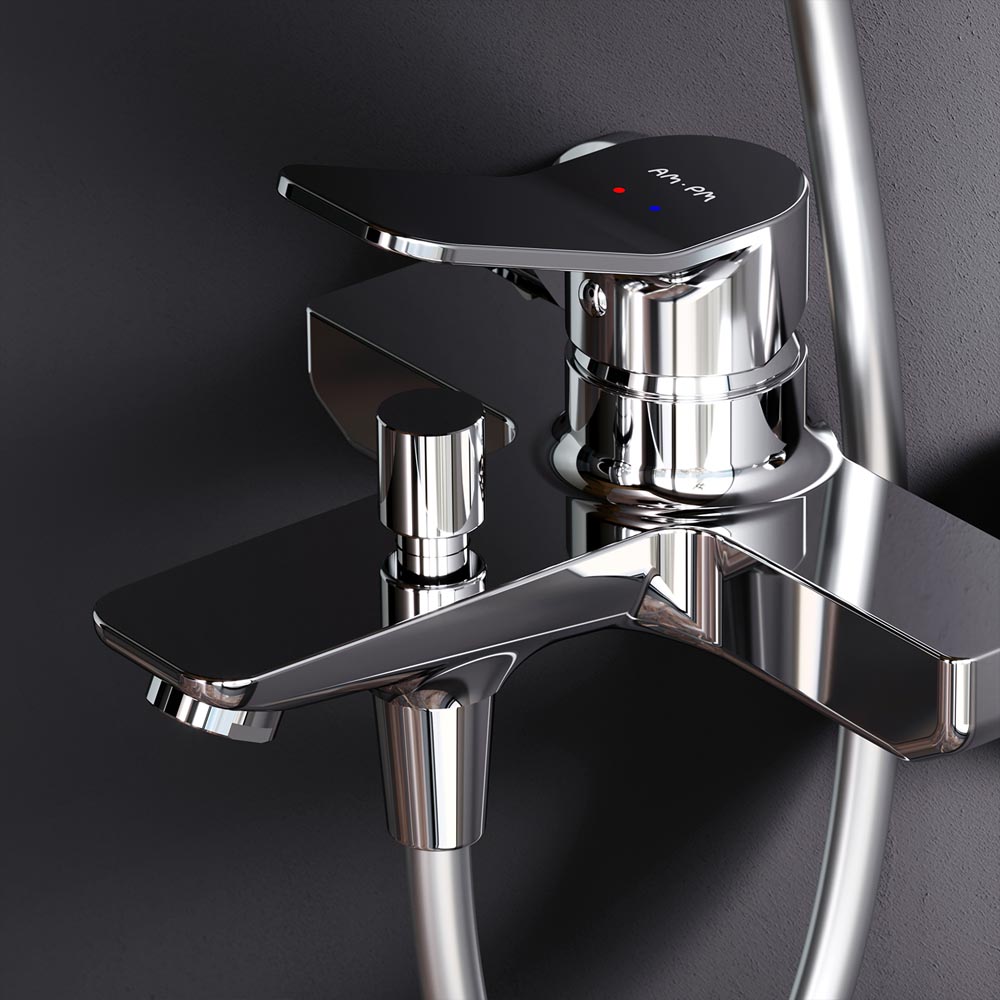 изображение Душевая система с ванно-душевым смесителем AM.PM X-Joy F40885A34 от Магия Воды