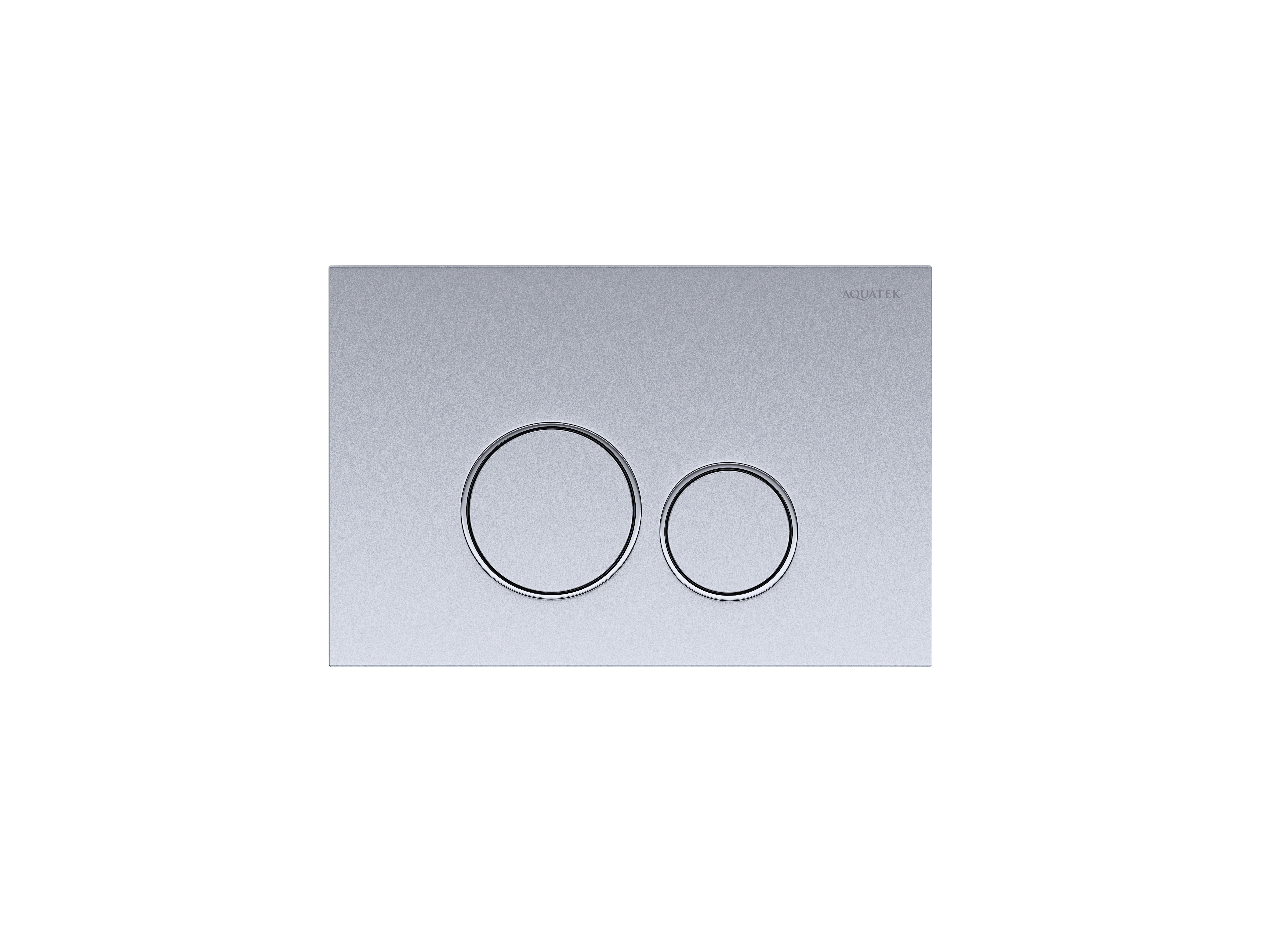 изображение KDI-0000019 (005C) Панель смыва Хром матовая ободок хром (клавиши круглые) от Магия Воды