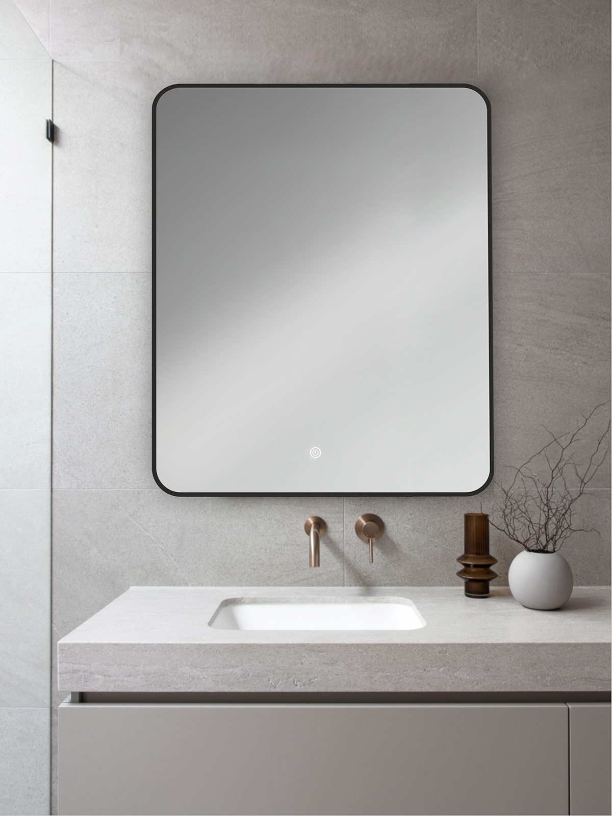 изображение Зеркало Orange Black BL-60ZE с LED подсветкой от Магия Воды