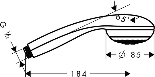 изображение Ручной душ Hansgrohe Crometta 85 Variojet 28562000 от Магия Воды