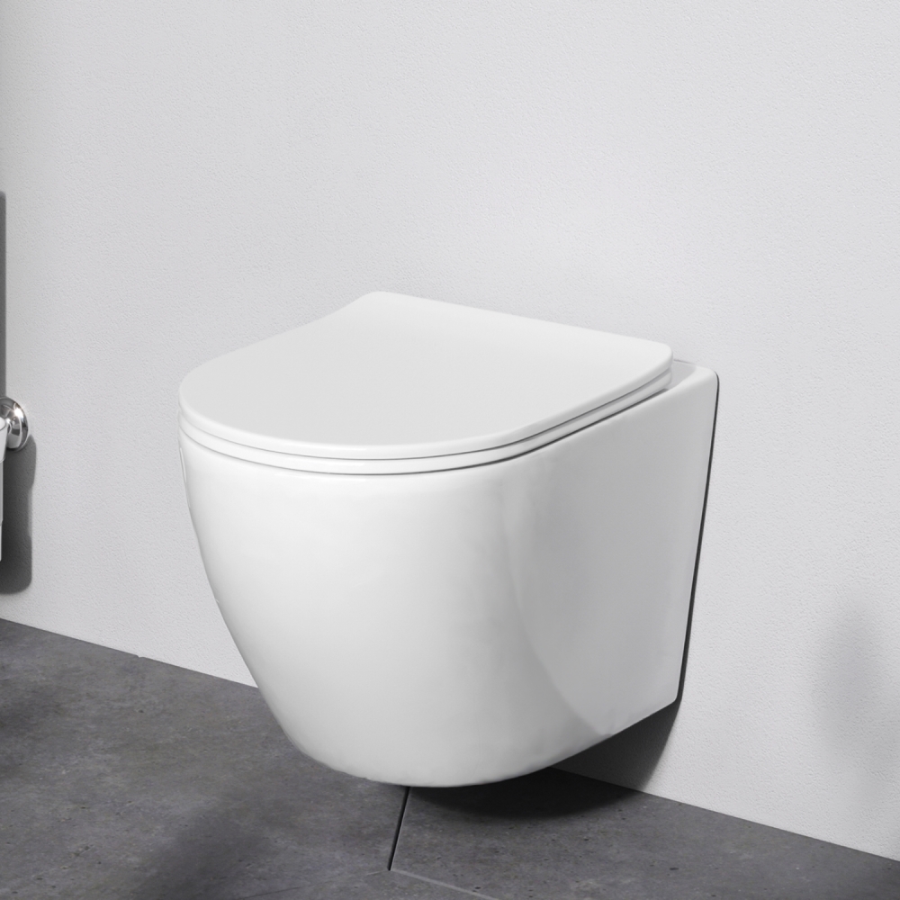 изображение Унитаз подвесной AM.PM C801900SC AquaSpin с сиденьем микролифт от Магия Воды