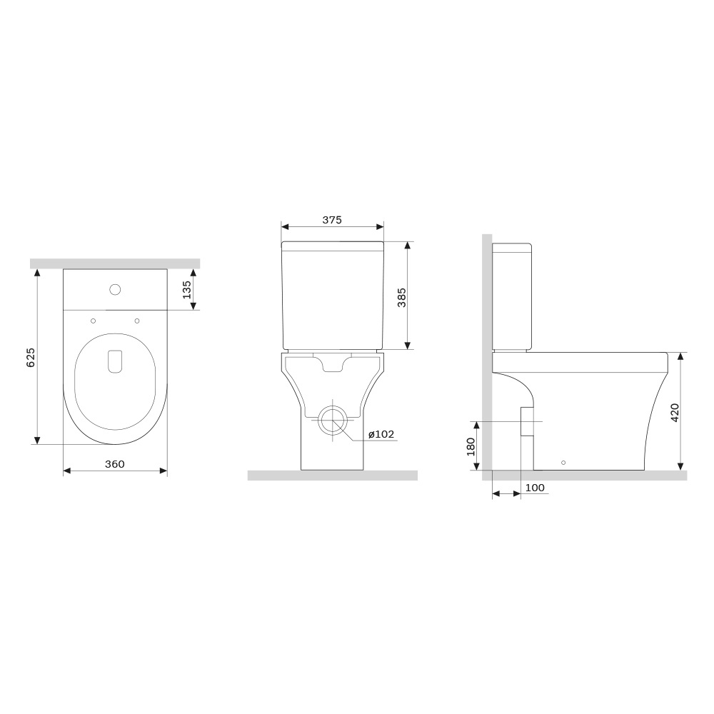 изображение Унитаз-компакт Damixa DX35C8600SC безободковый с сиденьем микролифт от Магия Воды