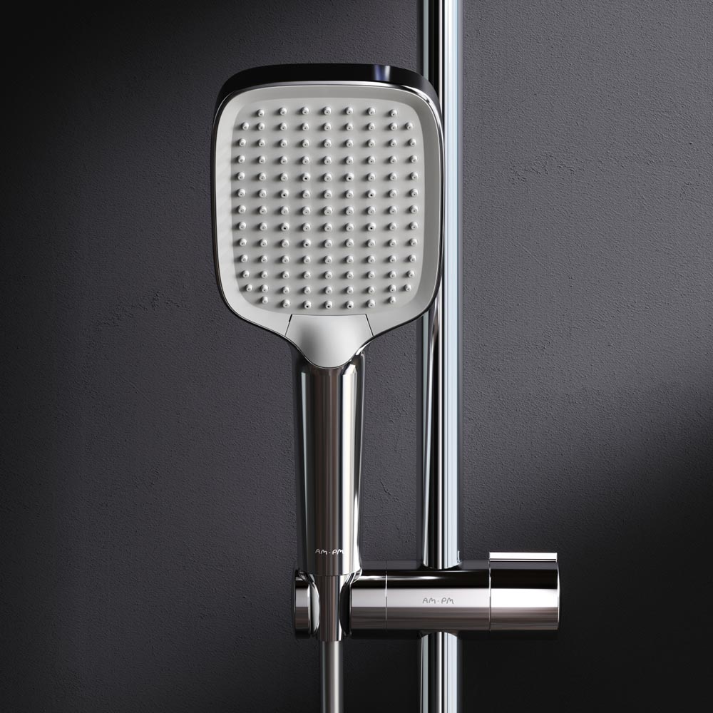 изображение Душевая система с ванно-душевым термостатическим смесителем AM.PM Func F078F500 хром от Магия Воды