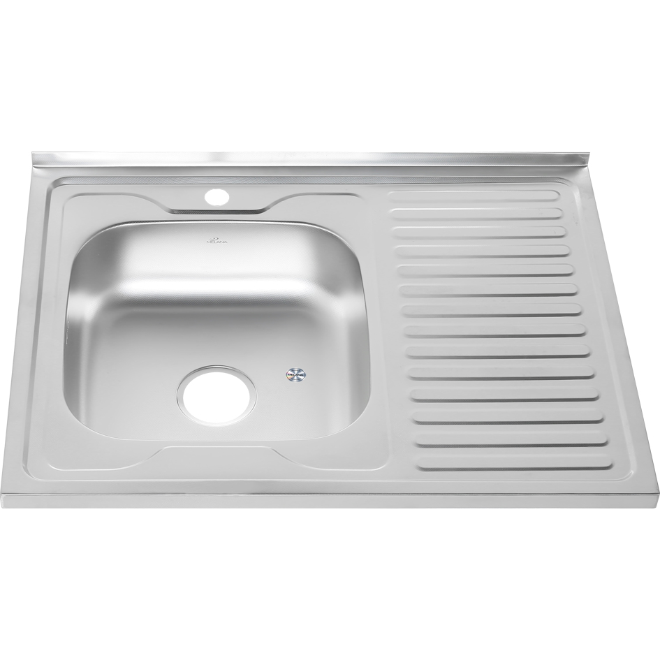 изображение Кухонная мойка из стали Melana 8060 L 085D t L (*10) прямоугольная 80 см от Магия Воды