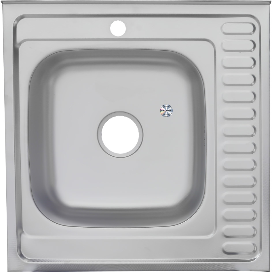 изображение Кухонная мойка из стали Melana 6060 L 156D t L (*15) прямоугольная 60 см от Магия Воды