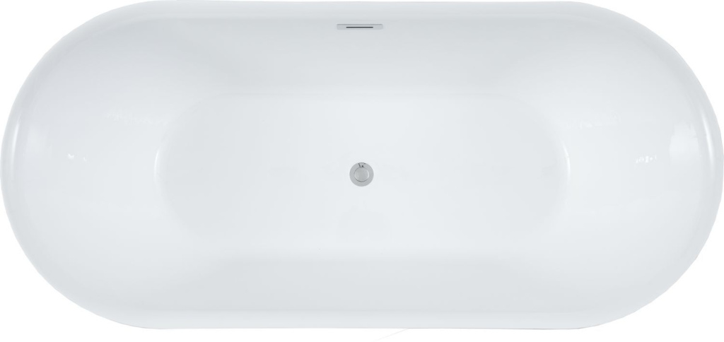 изображение Акриловая ванна Aquanet Delight 00289723 170x78 см черно-белая матовая от Магия Воды