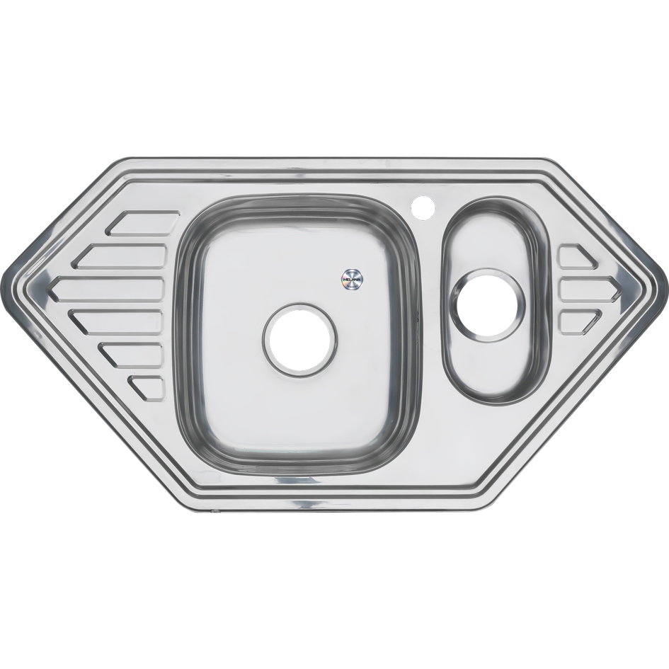 изображение Кухонная мойка из стали Melana 9550C 222 C t (*7) прямоугольная 95 см от Магия Воды