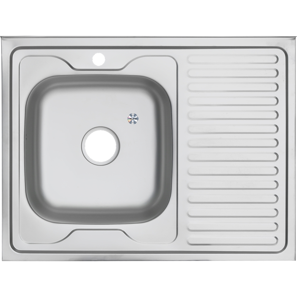 изображение Кухонная мойка из стали Melana 8060 L 085D t L (*10) прямоугольная 80 см от Магия Воды