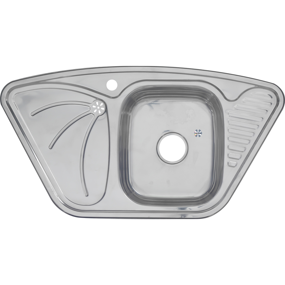 изображение Кухонная мойка из стали Melana 9550А 222 A t (*7) прямоугольная 95 см от Магия Воды