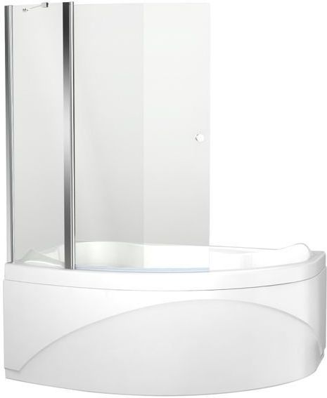 изображение Шторка для ванны Aquanet Alfa 2 NF7221-2 pivot прозрачное стекло от Магия Воды