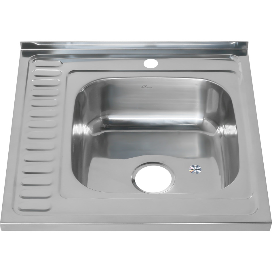 изображение Кухонная мойка из стали Melana 6060 R 015 t R (*10) прямоугольная 60 см от Магия Воды