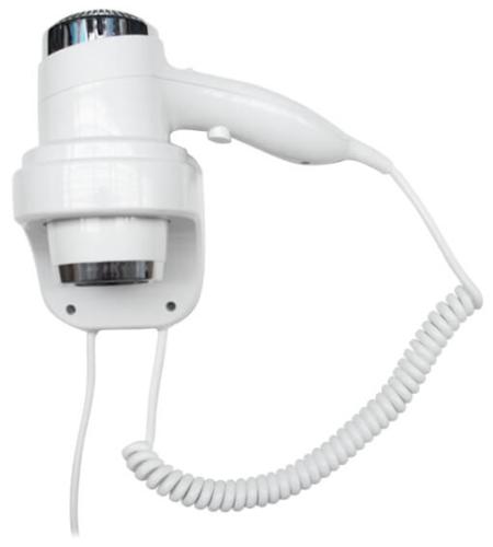 изображение Фен NOFER 02011.W HOTELline настенный белый 1800-2200 W от Магия Воды