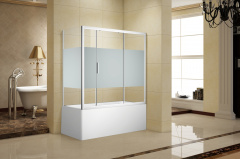 изображение Боковая стенка для ванны Aquanet Practic AE10-F-75H150U-CP прозрачное стекло от Магия Воды