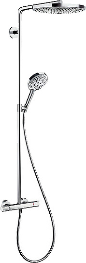изображение Душевая стойка Hansgrohe Raindance Select 300 2jet Showerpipe хром 27133000 от Магия Воды