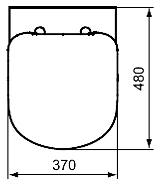 изображение Крышка-сиденье Ideal Standard Tempo (SoftClose) короткая проекция T679901 от Магия Воды